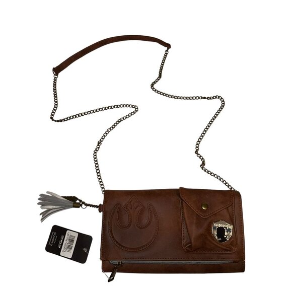 Rare NWT Star Wars Scavenger The Last Jedi Purse Clutch Wallet Convertible Chain - Picture 1 of 8